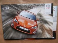 Toyota GT86 Prospekt Juni 2014 +Preisliste NEU