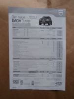 Dacia Duster 1.Juni 2014 NEU