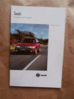 Saab European service gudie Händlverzeichnis 1994-95