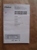 clarion DB158R/RB 159R/BD159RG CD Receiver 2005