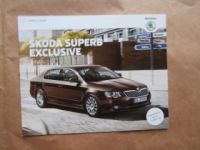 Skoda Superb Exclusive Prospekt Februar 2014 NEU Typ 3T
