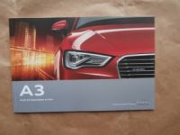 Audi A3 Sportback e-tron Prospekt Juli 2014 NEU