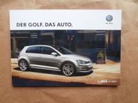 VW Golf7 Typ 5G +R-Line Mai 2014 Prospekt NEU