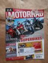 Motorrad 24/2012 Triumph Trophy SE,Triumph Street Triple R, VG: BMW HP4 und S1000RR vs. Ducati 1199 Panigale S und 1199 Panigale