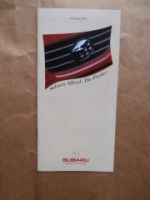 Subaru Allrad Preisliste August 1993 Rarität