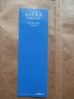 Opel Astra F Caravan August 1991 GL Club