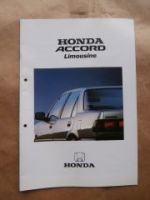 Honda Accord Limousine Prospekt Rarität