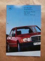Mercedes Benz 190,190E,190E 2.3 & 2.6 W201 Dezember 1986