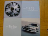 Saab 9-3 SE Turbo Anniversary Prospekt 2001 25jahre Turbo
