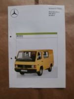 Mercedes Benz MB 100D Kombi I Technische Daten 8/1987