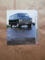 Dodge 1990 Ram Van B150 B250 & Maxivan B350 Brochure