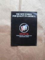 Buick Premium American Motorcars 1989 USA Brochure