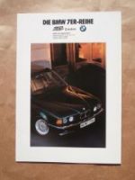 BMW 730i 735i 735iL E32 September 1991 Prospekt