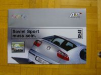 Abt Sportsline Seat Prospekt 10/2004 NEU
