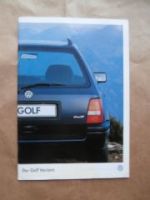 VW Golf3 Variant +GT Special +VR6 Syncro Mai 1996