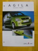 Irmscher Opel Agila Prospekt 11/2002