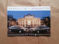 Renault 25 Symphonie + R21 Symphonie GTL GTS Kat GTD