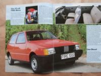 Fiat Uno 45 Fire/Super fire 60 Super 70SL Diesel/Super 8/1985