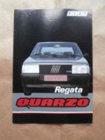 Fiat Regata Quarzo Sonderprospekt November 1985
