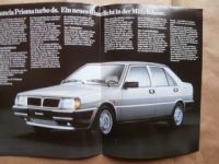 Lancia Prisma turbo ds. Prospekt Deutsch