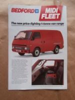 GMB Bedford Midi Fleet UK Englischer Rechtslenker Prospekt