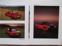 Vauxhall Cavalier Convertible Car Brochure 1985 Englisch UK