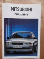 Mitsubishi Galant +Turbo Diesel +de Luxe März 1988 Prospekt