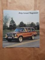 Jeep Grand Wagoneer Typ SJ 1985 Car Brochure USA