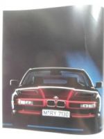 BMW 850i Prospekt E31 Septemer 1989 Rarität Großformat