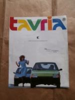 ZAZ tavria 1102 Prospekt Ukraine Englischer Text