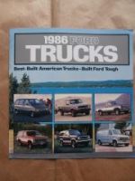 Ford 1986 Trucks Aerostar Wagon F-Series Ranger Bronco