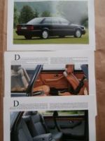 Audi V8 L Prospektmappe A3 Format ca. 1992 Rarität Typ D11
