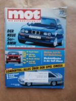 mot 22/1986 5er E28 vs. E34, Cadillac Allanté,Audi 100 Turbo