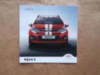 Kia Rio Zubehör Prospekt März 2014 NEU