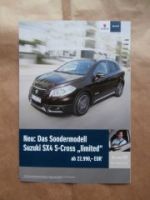 Suzuki SX4 S-cross limited Prospekt September 2014 NEU