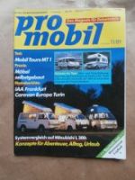 pro mobil 11/1989 Mobil Tours MT1, Fendt 500LK,Mitsubishi L300