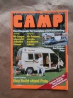 camp 10/1984 Marathon Quadriga, Mercedes 280SE W126 und Fendt Di