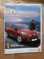 Renault Clio +GT + R.S. +Zubehör Juni 2014 NEU