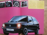 VW Golf Typ 19E Moda Prospekt April 1990 Rarität