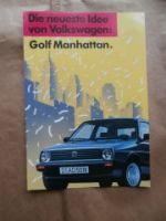 VW Golf2 Typ 19E Manhattan Sonderprospekt NEU