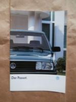 VW Passat Typ32B GT +Schrägheck Prospekt Januar 1988