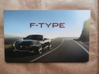 Jaguar F-Type S R Coupé Cabriolet Prospekt November 2014 NEU
