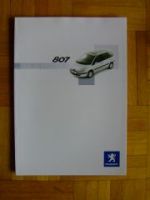 Peugeot 807 Prospekt 5/2004 NEU