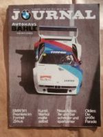 BMW Journal 4/1979 M1 E26 +Art Car,728-735i E23,628CSi-635CSi