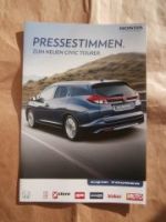 Honda Civic Tourer Pressestimmen Prospekt Januar 2014 NEU