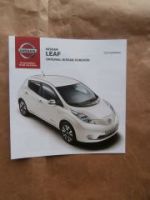 Nissan Leaf Zubehör Prospekt Mai 2013 NEU