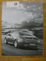 BMW Preisliste M6 Coupe E63 1/2005 NEU