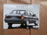 Opel Kadett E Prospekt September 1985