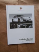 Porsche Cayman Exclusive Buch Juni 2007 NEU Rarität
