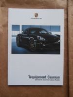 Porsche Cayman Tequipment Zubehör Mai 2009 NEU